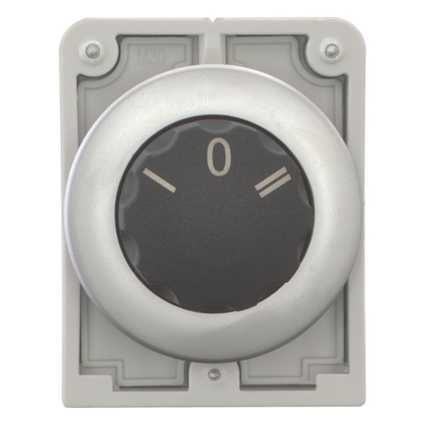 Changeover switch, RMQ-Titan, With rotary head, momentary, 3 positions, inscribed, Metal bezel image 10