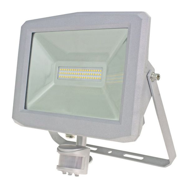 Schwabe SMD-LED Lamp Slimline 50W incl. bewegingsmelder IP44 image 1