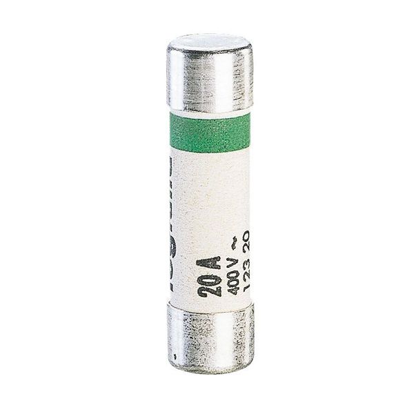 Domestic cartridge fuse - cylindrical type 8.5 x 31.5 - 20 A - with indicator image 1