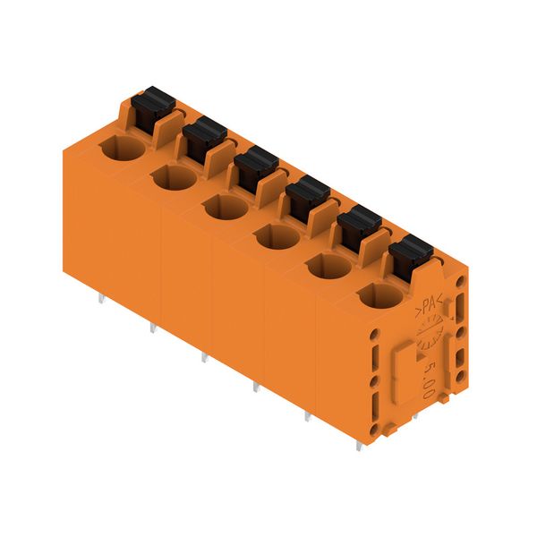 PCB terminal, 7.50 mm, Number of poles: 6, Conductor outlet direction: image 1