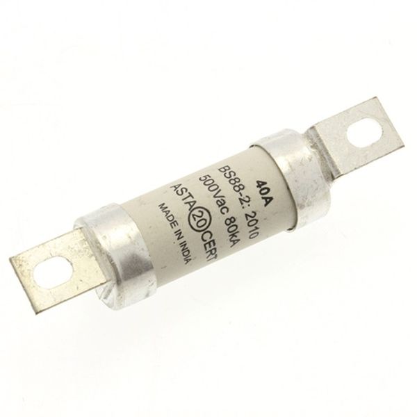 Fuse-link, LV, 40 A, AC 500 V, BS88/A3, 21 x 87 mm, gL/gG, BS image 3