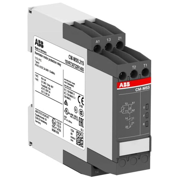 CM-TCS.11P Temperature monitoring relay Temp.-range -50...+50°C, 24-240VAC/DC image 2