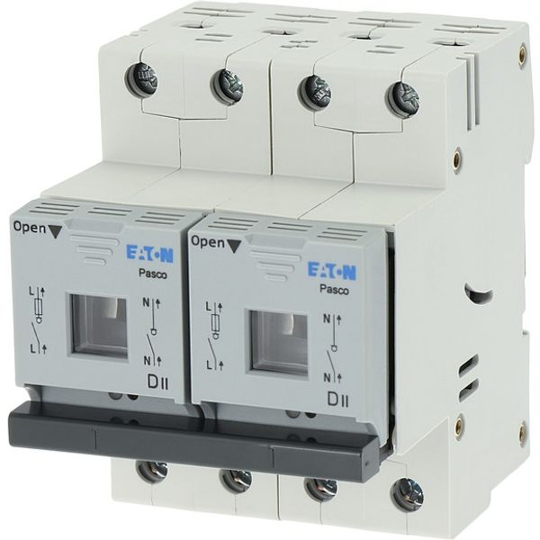 Fuse switch-disconnector, LPC, 25 A, service distribution board mounting, 2 pole, DII image 7