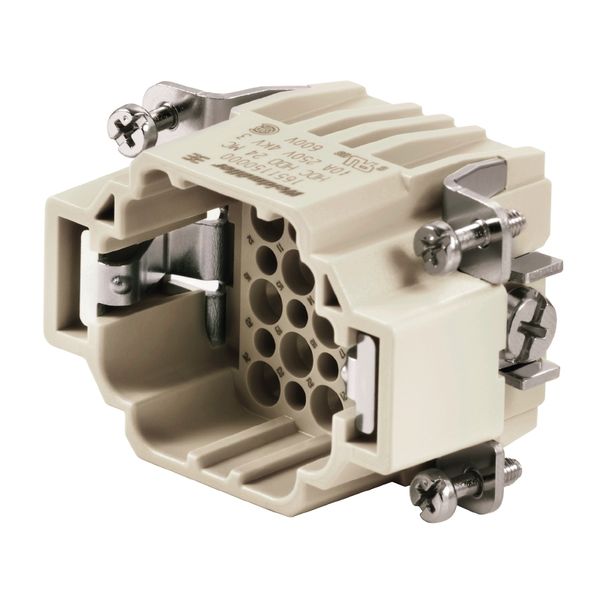 Contact insert (industry plug-in connectors), Male, 250 V, 10 A, Numbe image 1