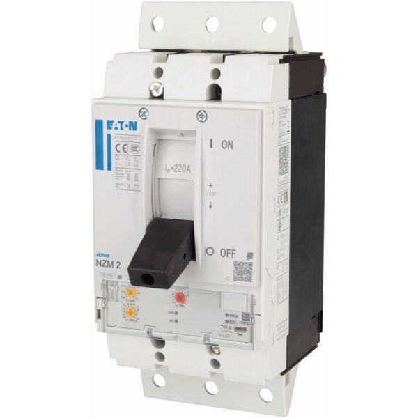 NZM2 PXR20 circuit breaker, 220A, 3p, plug-in technology image 4