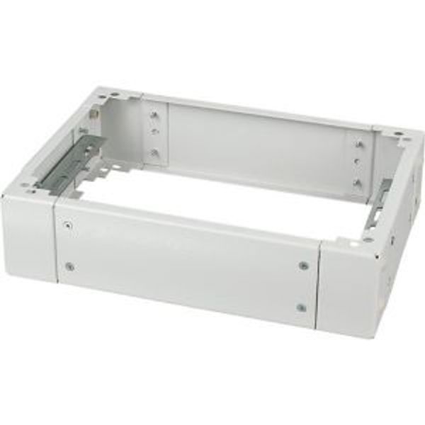 Cable marshalling box for IP30 floor standing distribution boards, HxWxD = 100 x 1000 x 300 mm,  gray image 2