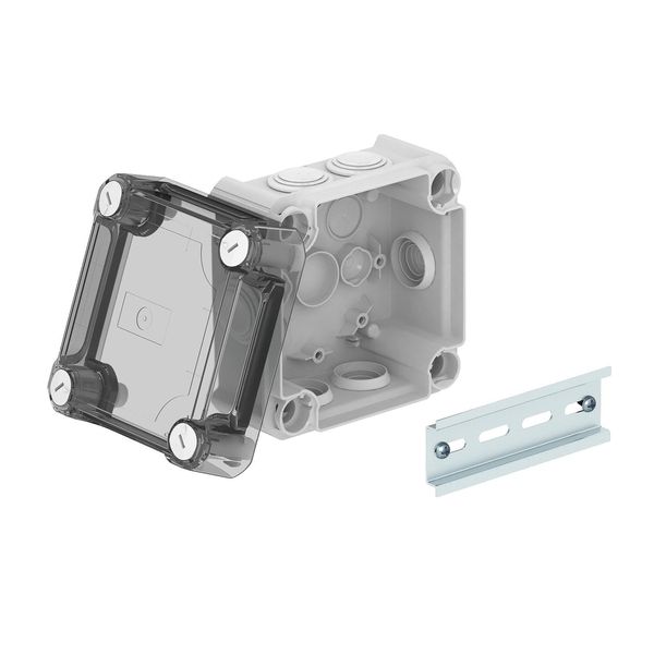 T 60 HD TR Junction box with high transparent cover 114x114x76 image 1