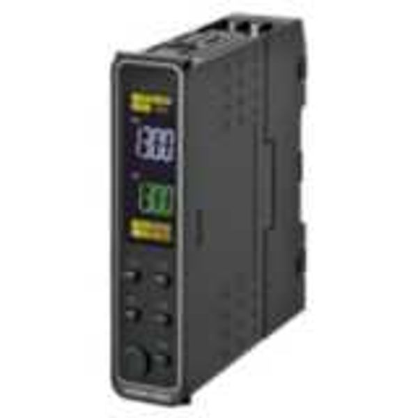 Temp. controller, PRO, DIN Rail 22,5mm, Uni. I/P,1 x Rel. OUT,2 AUX,EV image 3