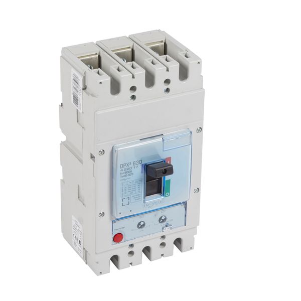 MCCB DPX³ 630 - thermal magnetic - 3P - Icu 50 kA (400 V~) - In 500 A image 1