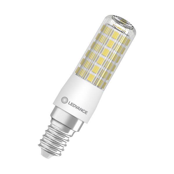 LED TSLIM 60 DIM 6.5W 827 CL E14 P LEDV image 1