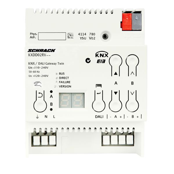 KNX/DALI Twin Gateway, for max. 2 x 64 DALI-EVGs image 4