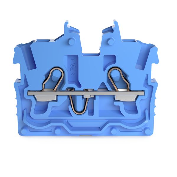 2-conductor ground terminal block with lever and Push-in CAGE CLAMP® 4 image 1
