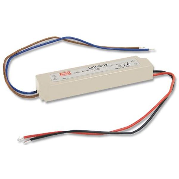 LED Power Supplies LPH 18W/12V, IP67 image 1