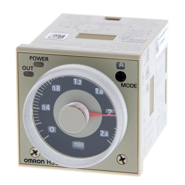 Timer, plug-in, 8-pin, 1/16DIN (48 x 48mm), on/flicker-on/flicker-off/ image 4