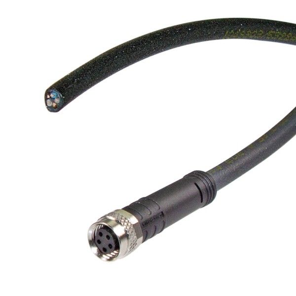 Sensor Kabel, 10m, PUR, M8 Sensorbuchse, 3-polig, A-kodiert/offene Leitungsenden, 24V DC image 2