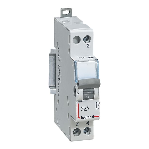 Changeover switch - 2-way - 250 V~ - 32 A - 1 module image 2