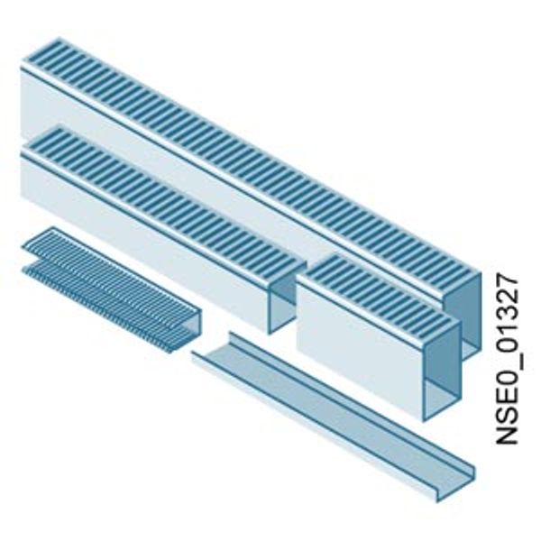 SIVACON, cable channel, halogen-fre... image 1