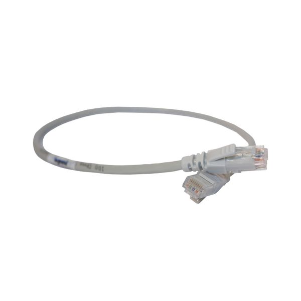 Patch cord RJ45 category 5 U/UTP unscreened PVC 0.5 meter image 1