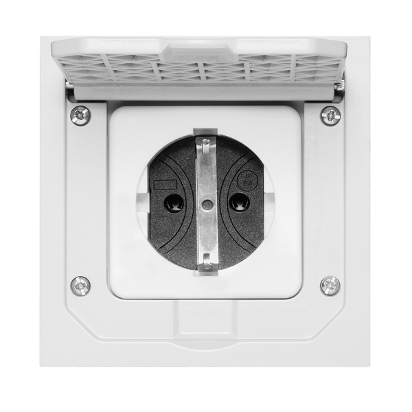 SCHUKO socket outlet with die-cast cover image 1