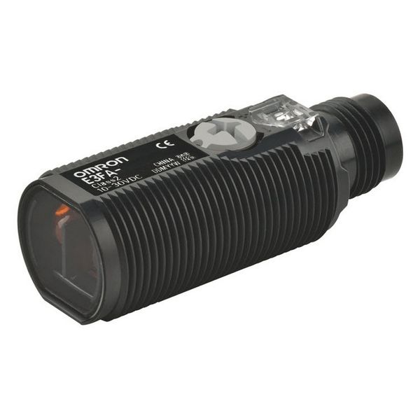 Photoelectric sensor, M18 threaded barrel, plastic, infrared LED, diff image 4