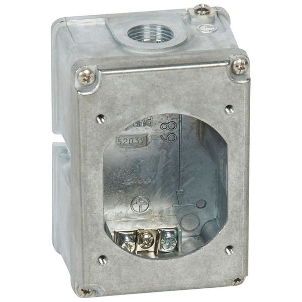 Box Hypra - IP 44 - for surface mounting sockets 2P+E - 16 A - metal image 2
