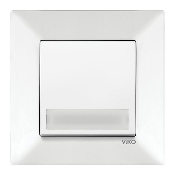 Meridian White Illuminated Labeled Buzzer Switch image 1