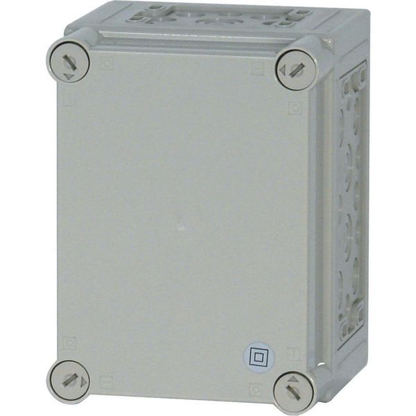 Insulated enclosure, +knockouts, RAL7035, HxWxD=250x187.5x150mm image 2