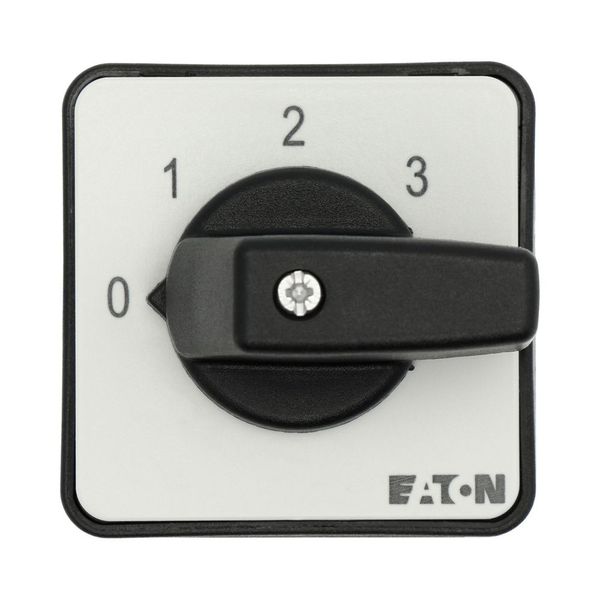 Step switches, T0, 20 A, centre mounting, 2 contact unit(s), Contacts: 3, 45 °, maintained, With 0 (Off) position, 0-3, Design number 8241 image 29