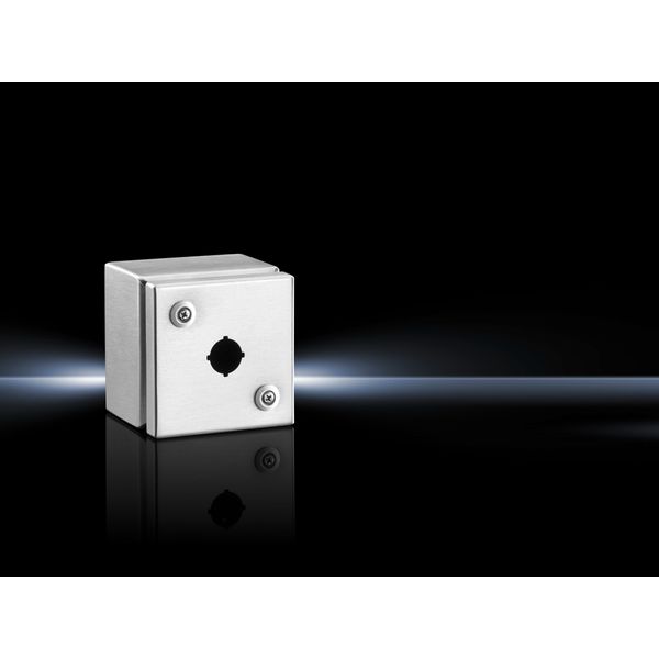 SM Switch housing, WHD: 100x100x90 mm, Stainless steel 1.4301 image 5