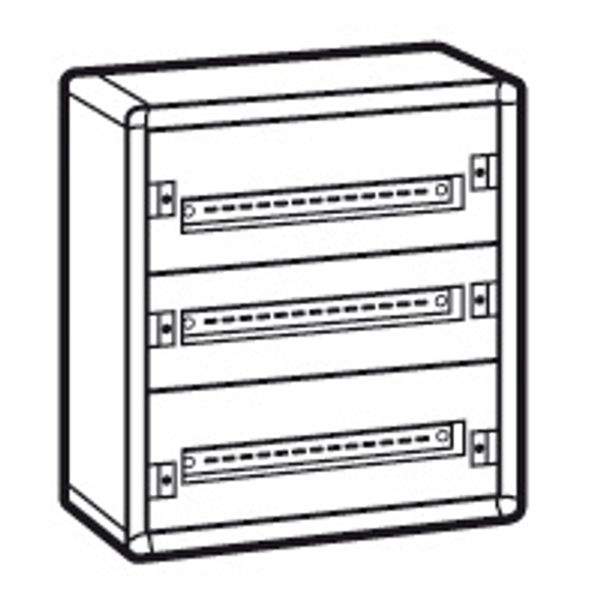 Fully modular metal cabinet XL³ 160 - ready to use - 3 rows - 600x575x147 mm image 1