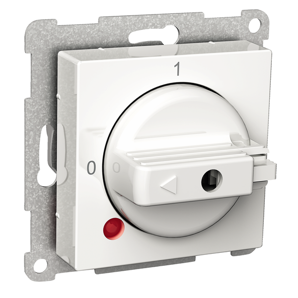 Exxact section switch 3-pole with lamp 0-1 combinable white image 4