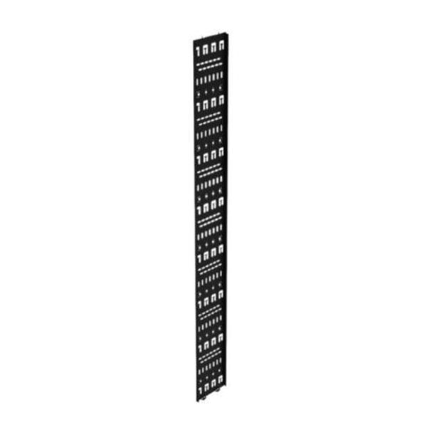 Cable tray height 42U width 200mm black image 1