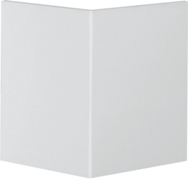 External corner lid for wall trunking BR lid 80mm in traffic white image 1
