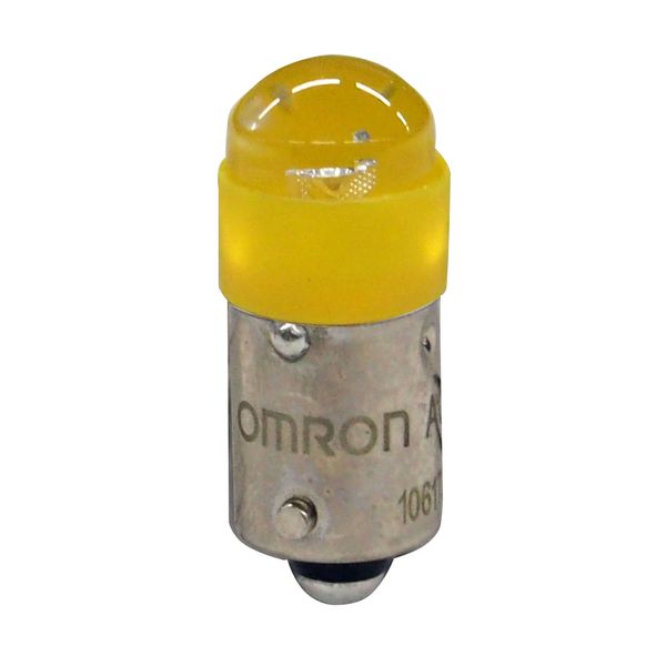 Pushbutton accessory A22NZ, Yellow LED Lamp 200/220/230 VAC image 2