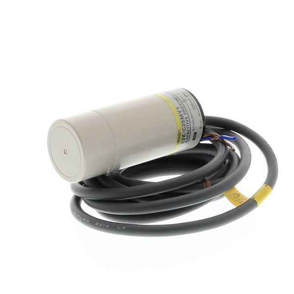 Proximity sensor, capacitive, 34mm dia, unshielded, 25mm, AC, 2-wire, image 2