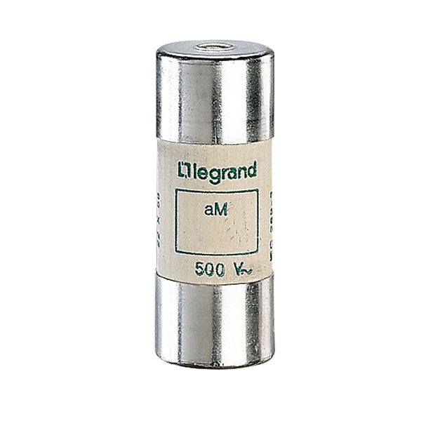 HRC cartridge fuse - cylindrical type aM 22 X 58 - 63 A - with indicator image 2