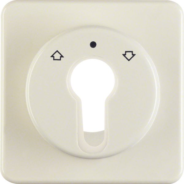Cen. plate f.key push-b. f.blinds/key switch,splash-prot.flush-mtd IP4 image 1