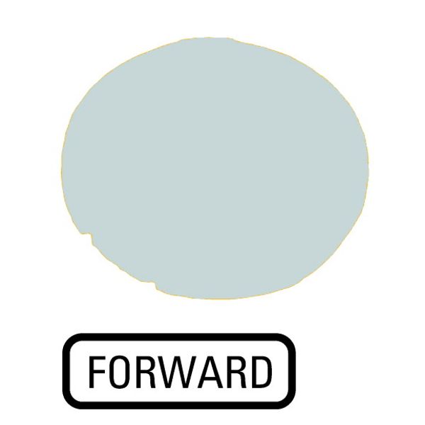 Button lens, flat white, FORWARD image 1