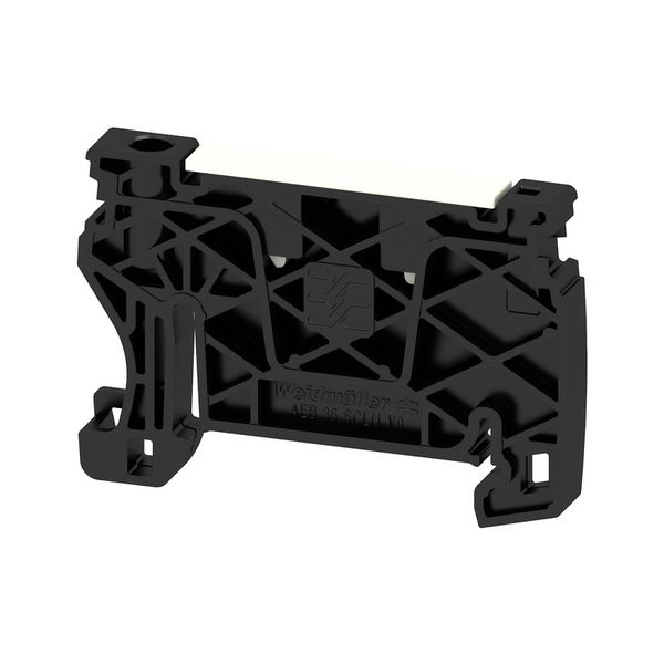 End bracket, Wemid, black, Rail: TS 35, Snap-on image 2