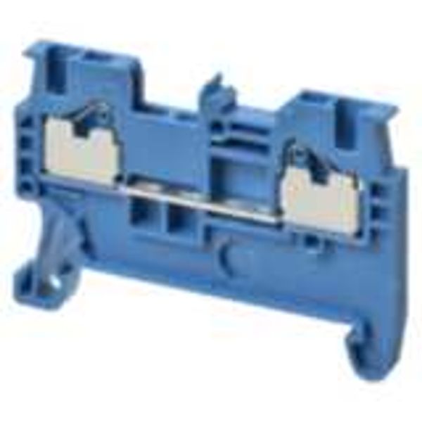 Feed-through DIN rail terminal block with push-in plus connection for image 1