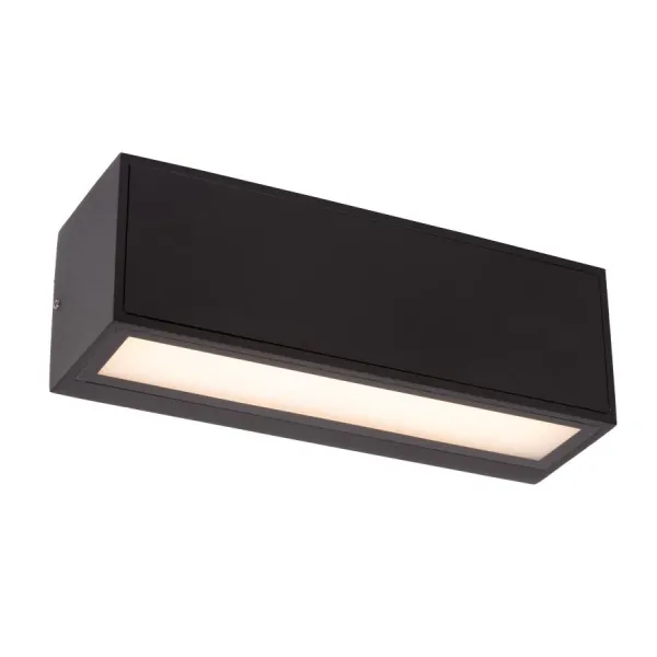 Lucide SUTTON - Wall Lamp Indoor/Outdoor - LED Dimming. - 1x2W 2850K/3150K - IP54 - Black image 1