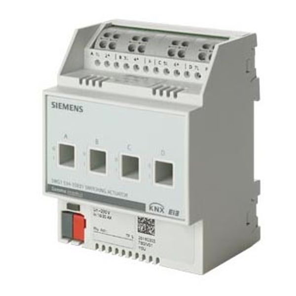 KNX Switching actuator 4 x 6AX, 230V AC image 1