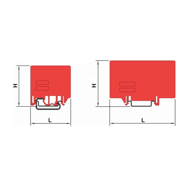 Separation and isolation plate for DAS, DBC, DSF,DSFA,DSS,HCD,HMD,SCB.10,SFR.6,VPD image 1