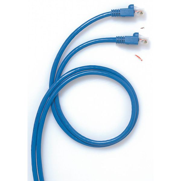 Patch cord RJ45 category 6 U/UTP blue 5 meters image 1