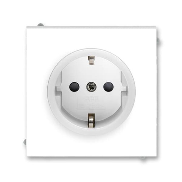 5518M-A03459 01 Socket outlet with earthing contacts, shuttered image 1