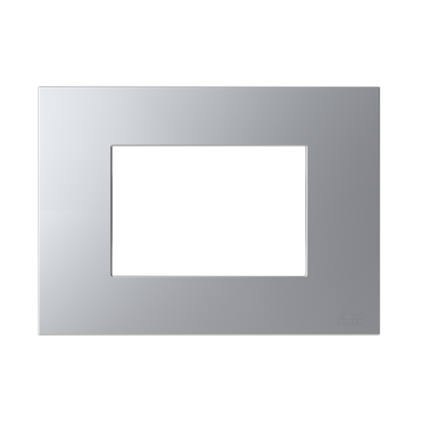 Z2373.1 PL Frame 3 modules 1gang Silver - Zenit image 1