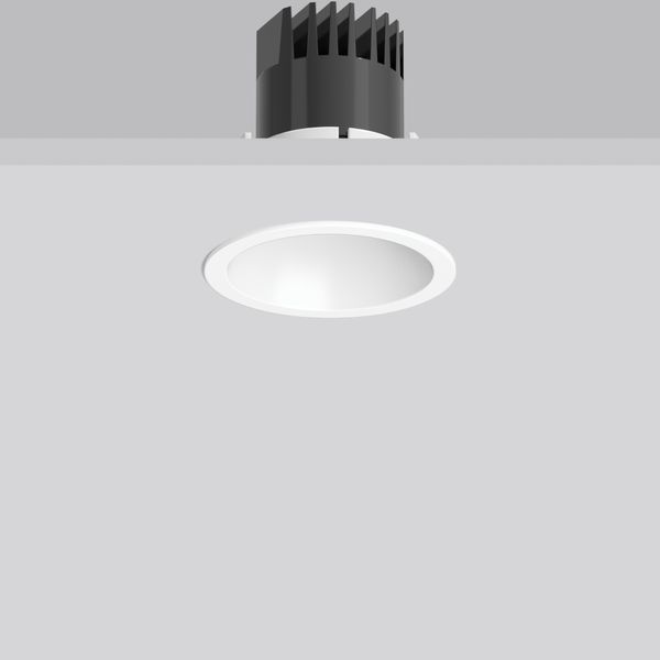 LEVIDO round, 7,5 / 12 W, 670 / 1050 lm, 840, white, DALI Recessed dow image 1