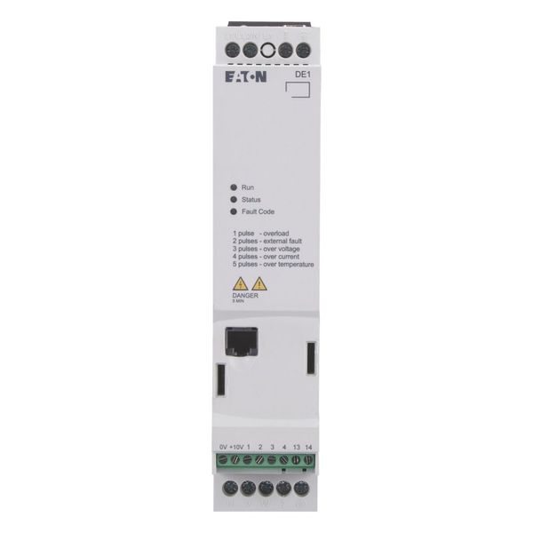 Variable speed starter, Rated operational voltage 230 V AC, 1-phase, Ie 7 A, 1.5 kW, 2 HP, Radio interference suppression filter image 4