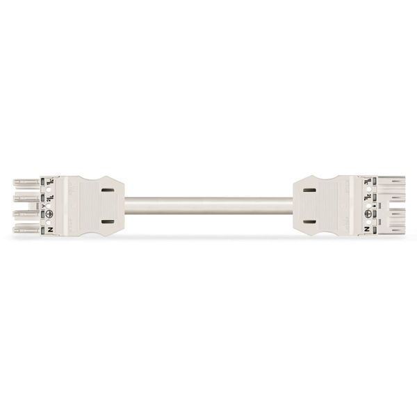 pre-assembled interconnecting cable Eca Socket/plug white image 3