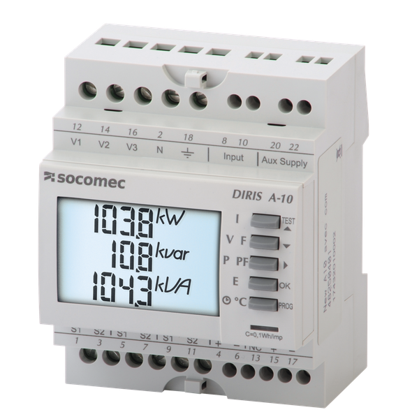 Multifunction meter DIRIS A-10 RS485 MODBUS COM image 1